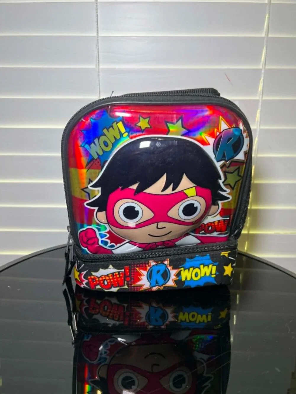 Brand New Ryan's World Kids' Dual Compartment Lunch Bag.